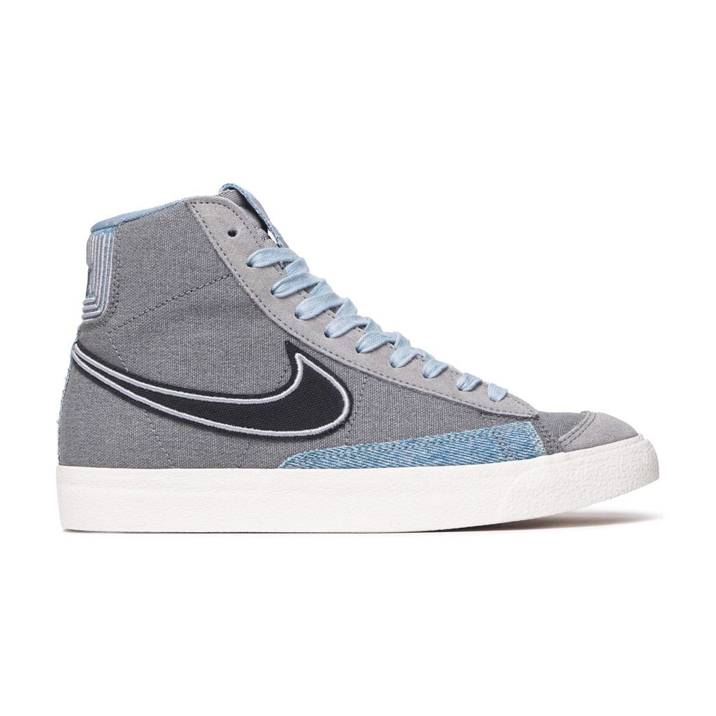 Nike Blazer Mid 77 Vintage Particle Grey Sneakers Pria ORIGINAL