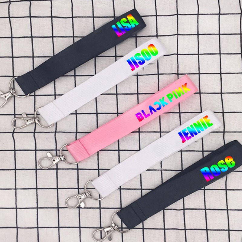 KPOP BLACKPINK Keychain Keyring Beautiful Cellphone Holder Strap Lanyard