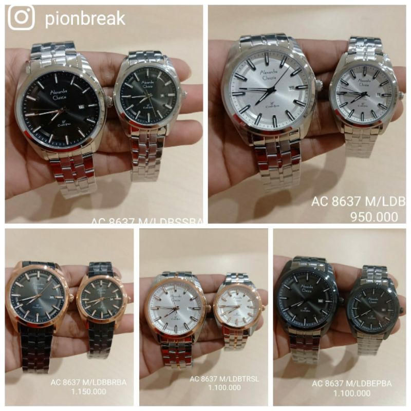 Alexandre Christie Classic Couple AC 8637 Couple | AC8637 Couple Original