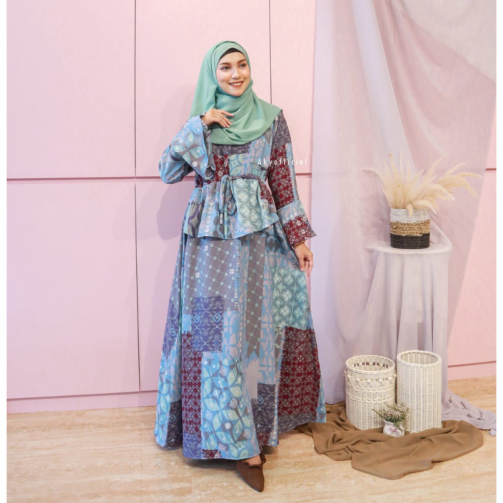 OUTFITME - Dress Azila Gamis Prada Casual