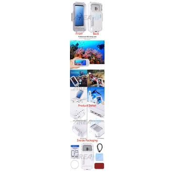 Puluz Diving Waterproof Case Casing Cover 45M Xiaomi Redmi 8A Pro