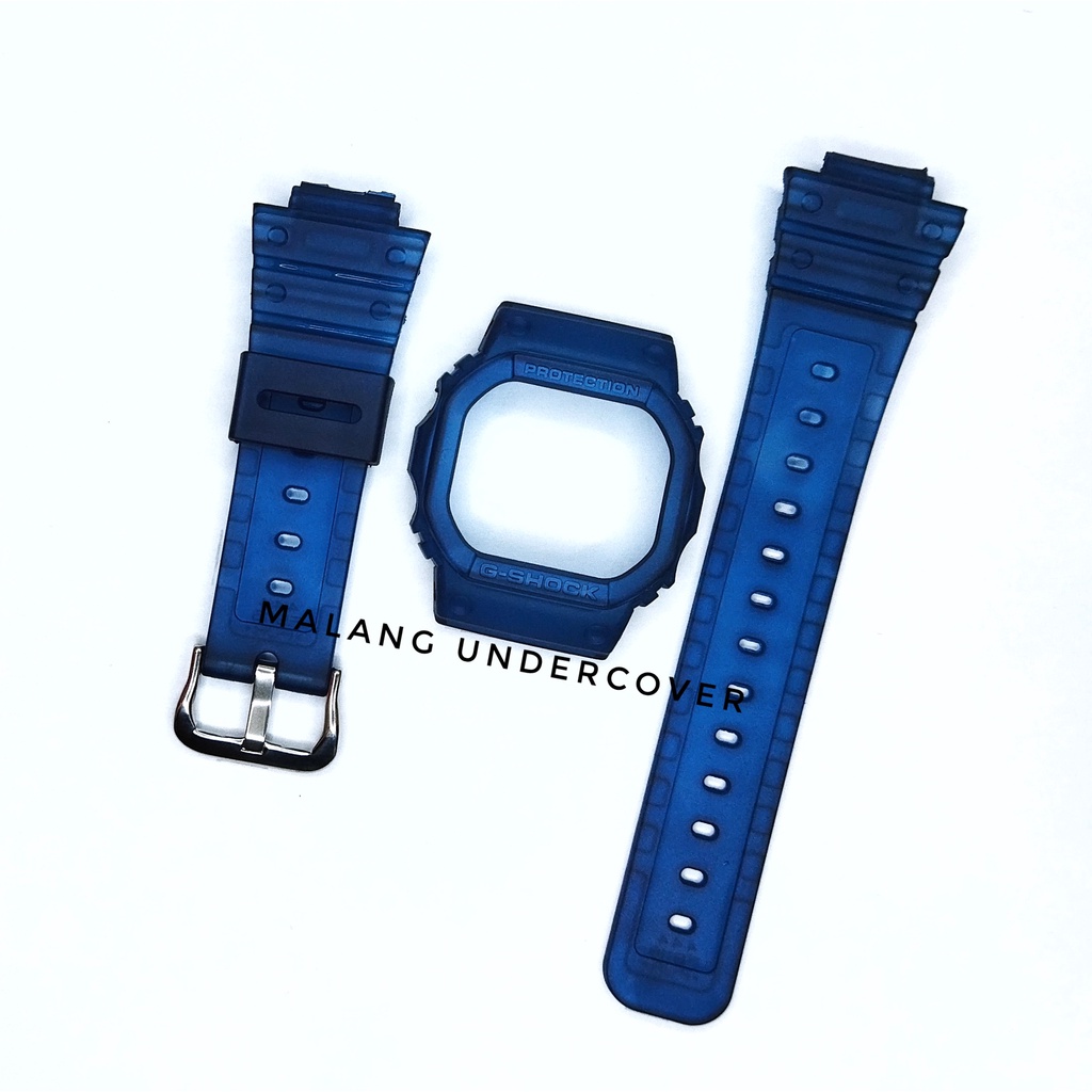 BNB BAND BEZEL CASIO GSHOCK G SHOCK DW 5600 GW B5600 DW 5030 STRAP KECIL BIRU DONGKER NAVY