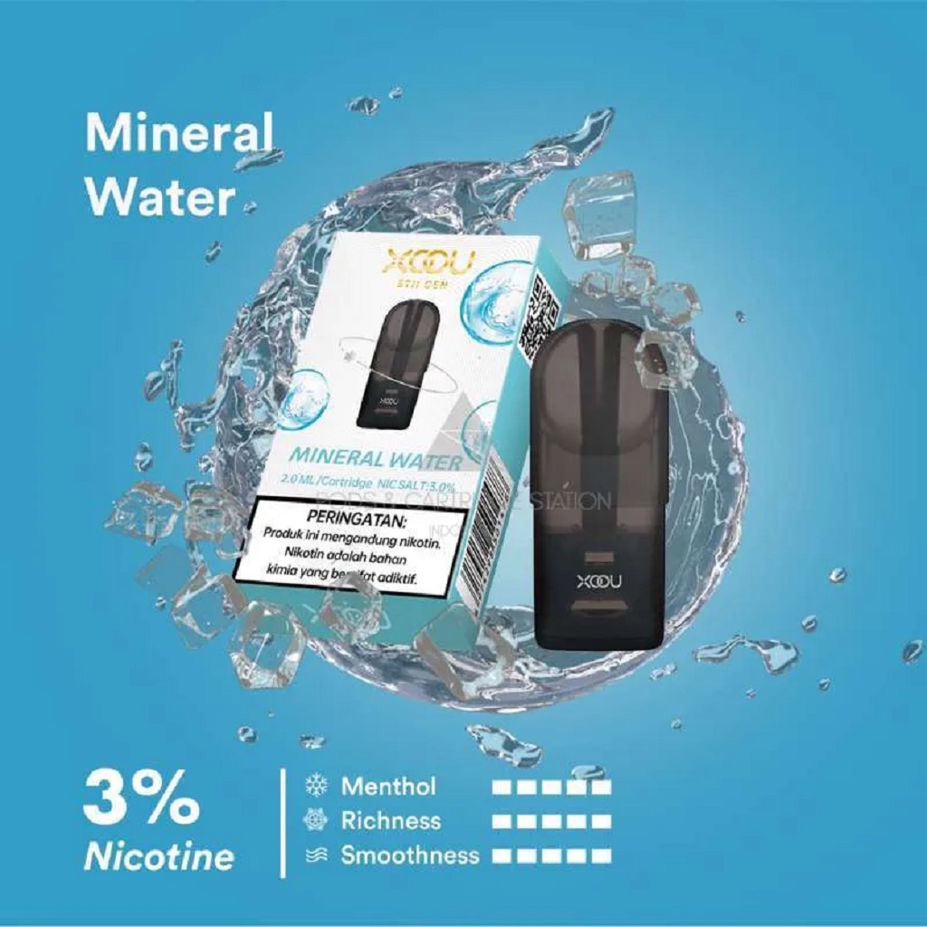 [ Mineral Water ] [Isi 1] Relx Infinity Essential Pods XOOU RELX compatible - Mineral Water