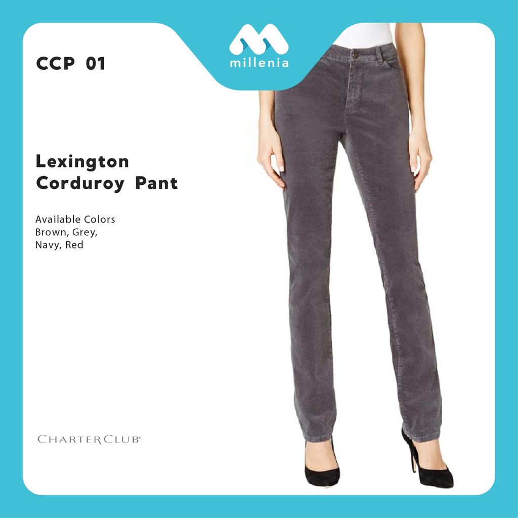 charter club corduroy pants