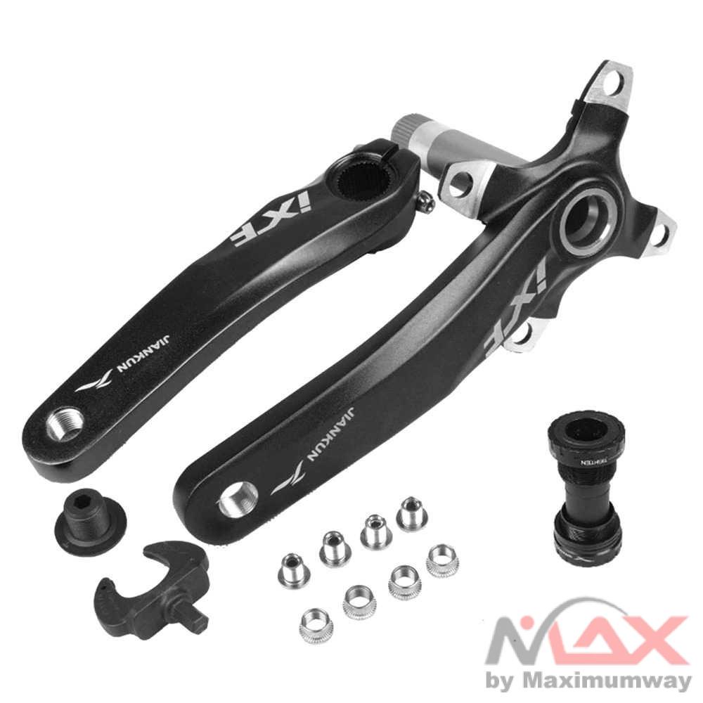 Komponen &amp; Parts Sepeda Lainnya JIANKUN Crank Set Sepeda Ultralight Arm IXF - JI170 Warna Hitam
