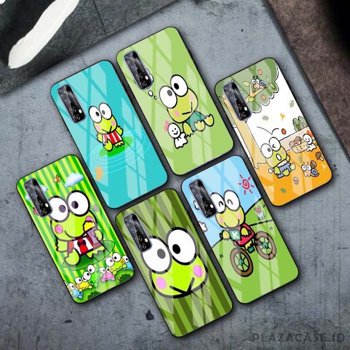 [K42] SoftCase Glass Keropi For Oppo Vivo Xiaomi Samsung Iphone Realme y30 y50 y15 y17 y91c y91 y19