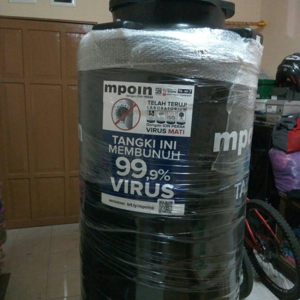 Tangki Tandon Toren Air Mpoin Plus 800 L Anti Lumut Garansi 25 Thn