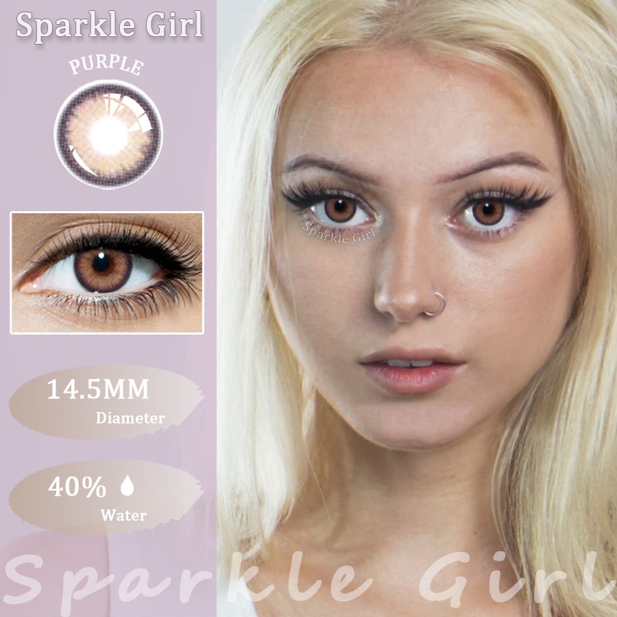 Eyeshare Myakhie Softlens Minus(-1 ~ -6) 14.2mm Brown Gray Minus Softlens