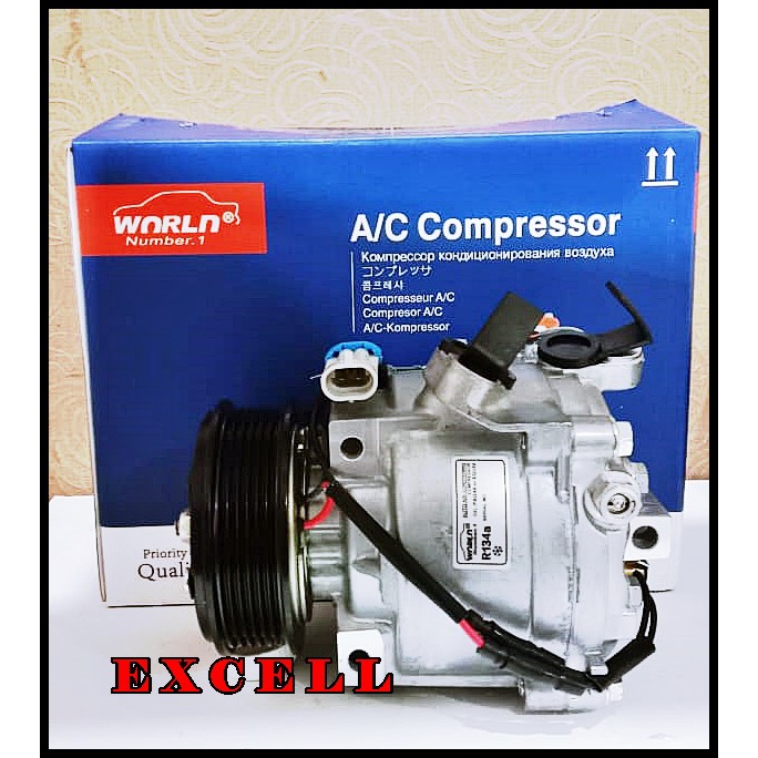 Compressor Compresor Kompresor Ac Mobil Chevrolet Spin Bensin 1.2 1.5 cc All New Aveo New sonic