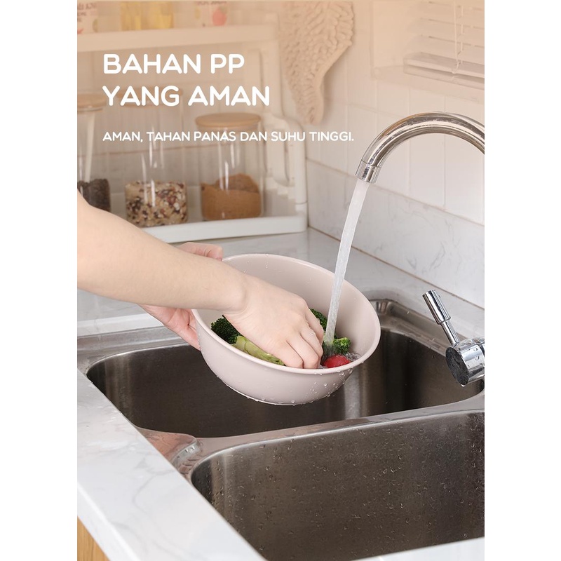 Mangkok Makanan Tray Bahan Plastik PP SAMONO / Mangkok Multifungsi Tidak Berbau Anti Pecah Peralatan Makan