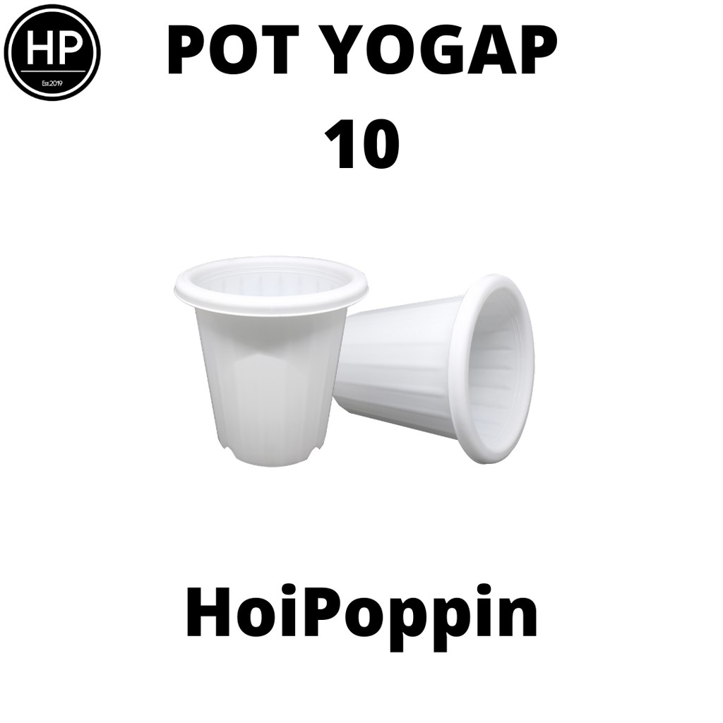 HPP - POT YOGAP 10 - POT TANAMAN - POT HIAS - POT PLASTIK - POT TINGGI