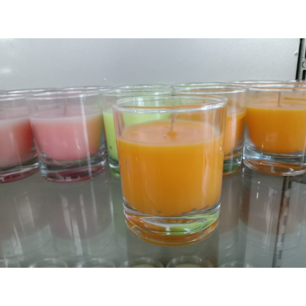 Gelas Lilin / Gelas Lilin Kaca / Gelas Lilin Souvenir / Gelas Lilin Murah