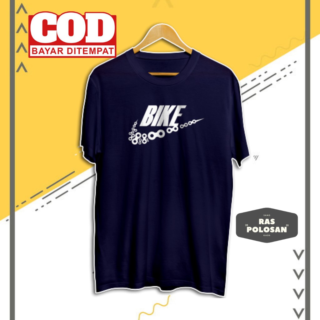 BAJU KAOS PLESETAN NIKE BIKE KAOS PLESETAN KATA KAOS DISTRO UNIK KAOS LUCU