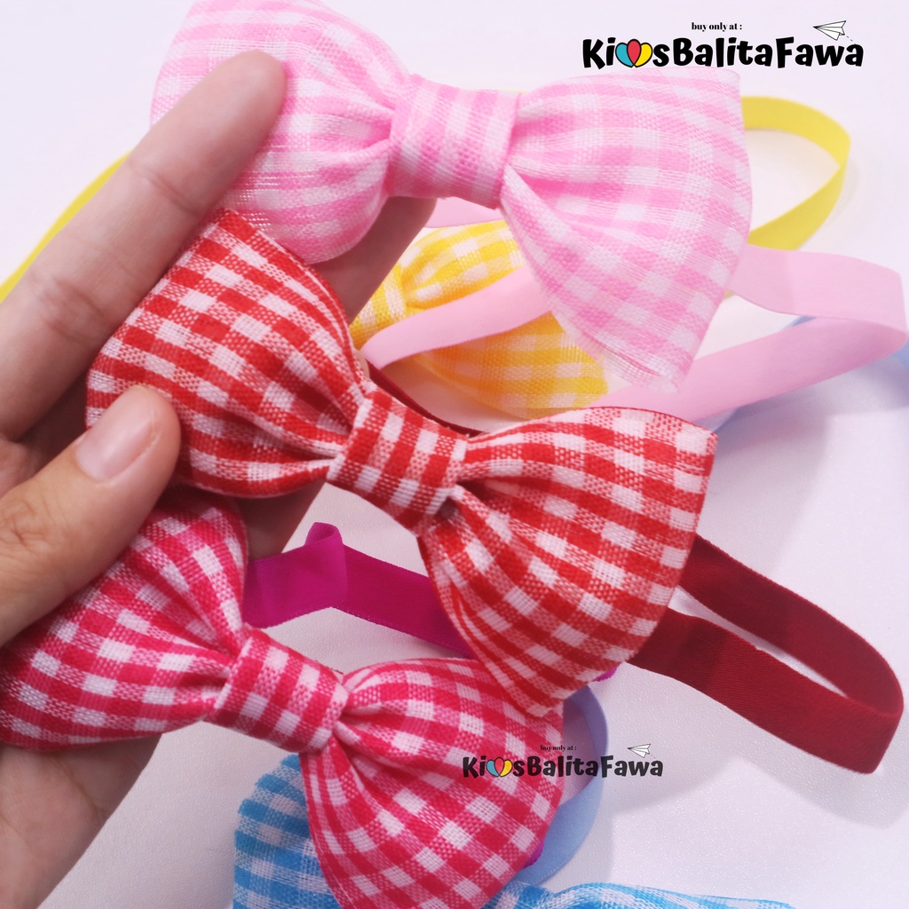 (SATUAN) Bandana Bayi Perempuan / Bando Flower Anak Aksesoris Rambut Lucu Murah