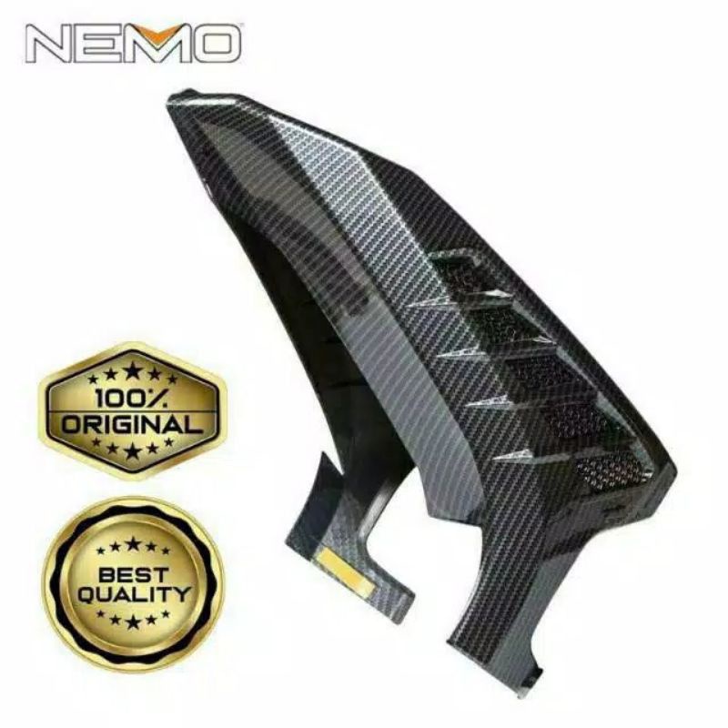 COVER TUTUP LAMPU SEN DEPAN KIRI KANAN NMAX 2020 NEMO CARBON