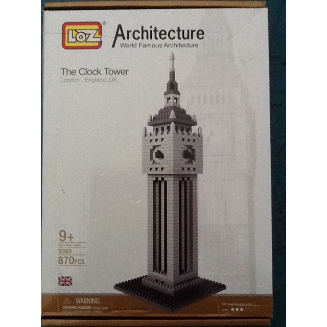 LEGO LOZ ARCHITECTURE THE CLOCK TOWER