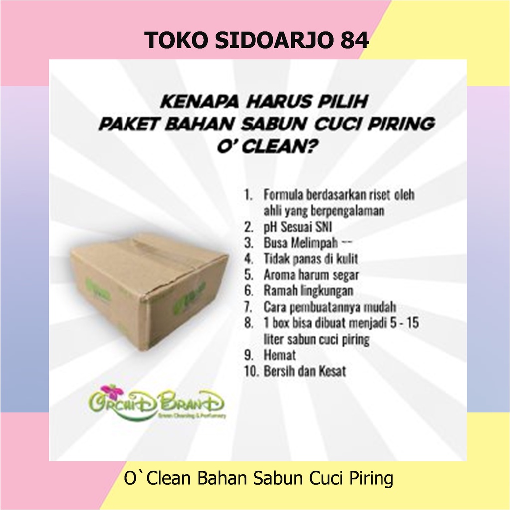 Oclean Bahan Kimia Sabun Cuci Piring Paket Bahan Sabun Cuci Piring Cair Terlengkap 15 Liter Perlengkapan Aksesoris Dapur Murah Oclean sabuncucipiring sabuncucipiringmurah sabuncucipiringcair sabuncucipiringekonomis sabuncucipiringberkualitas