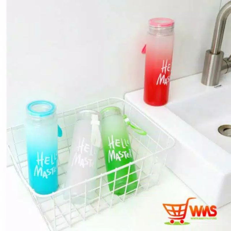 HELLO MASTER BOTOL MINUM KACA
