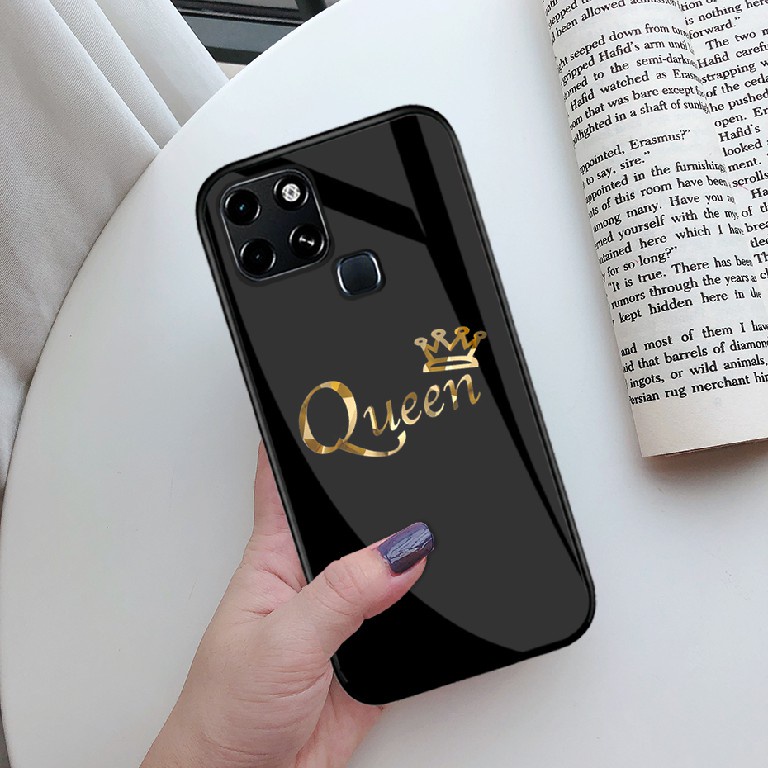 Softcase Glass Infinix Smart 6 [G47] - Softcase Mirror - Softcase Kaca Infinix Smart 6 - Softcase Gl