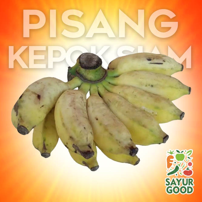 

Pisang Kepok Siam / Buah Kepok Siam Segar / 1 Sisir