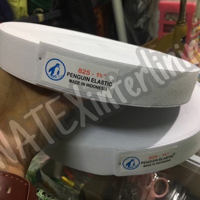 PENGUIN Karet Elastis Ori Korea 3cm Tebal Untuk Celana Kolor Rok JokSofa Kwalitas Terbaik