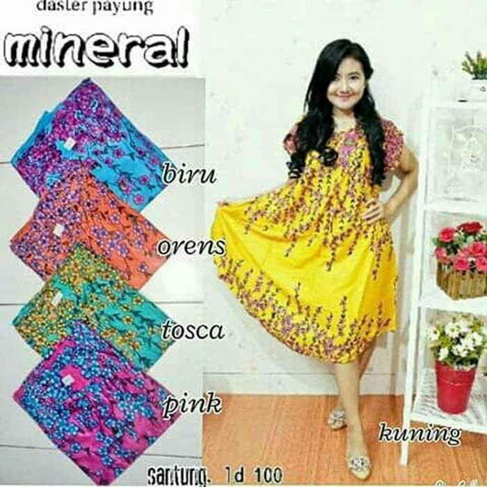 DASTER PAYUNG "MINERAL" // PASAR GROSIR BATIK PEKALONGAN"