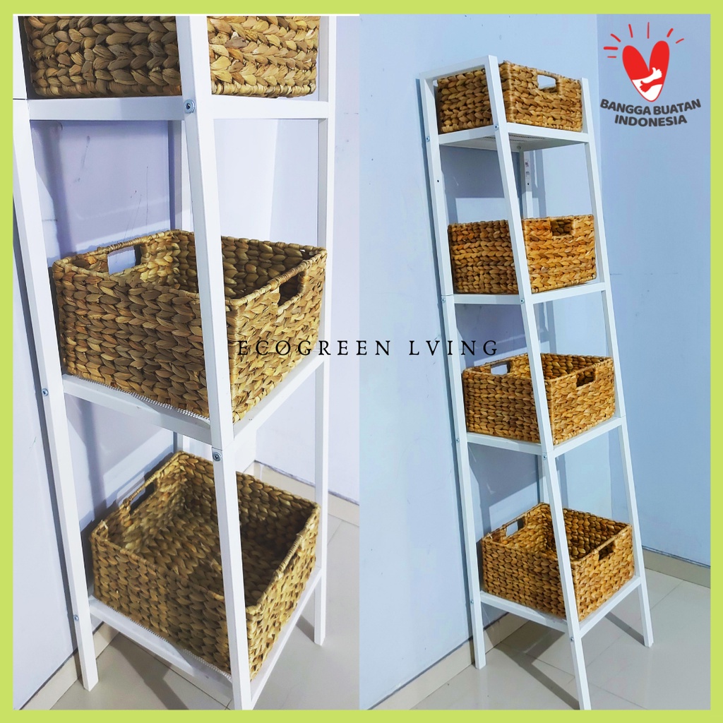 LACI / KERANJANG / DRAWER KHUSUS RAK LERBERG UKURAN 35 X 35 X158 CM ISI 4 PCS