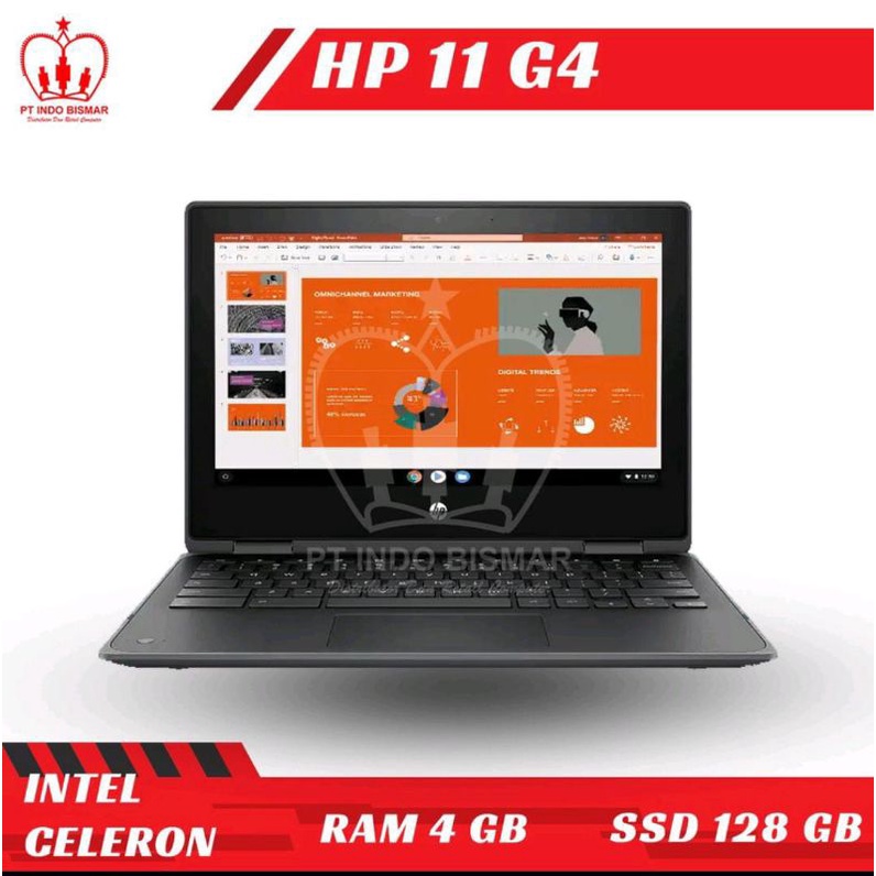 NOTEBOOK HP 11 G4 CELERON RAM 4GB SSD 128GB