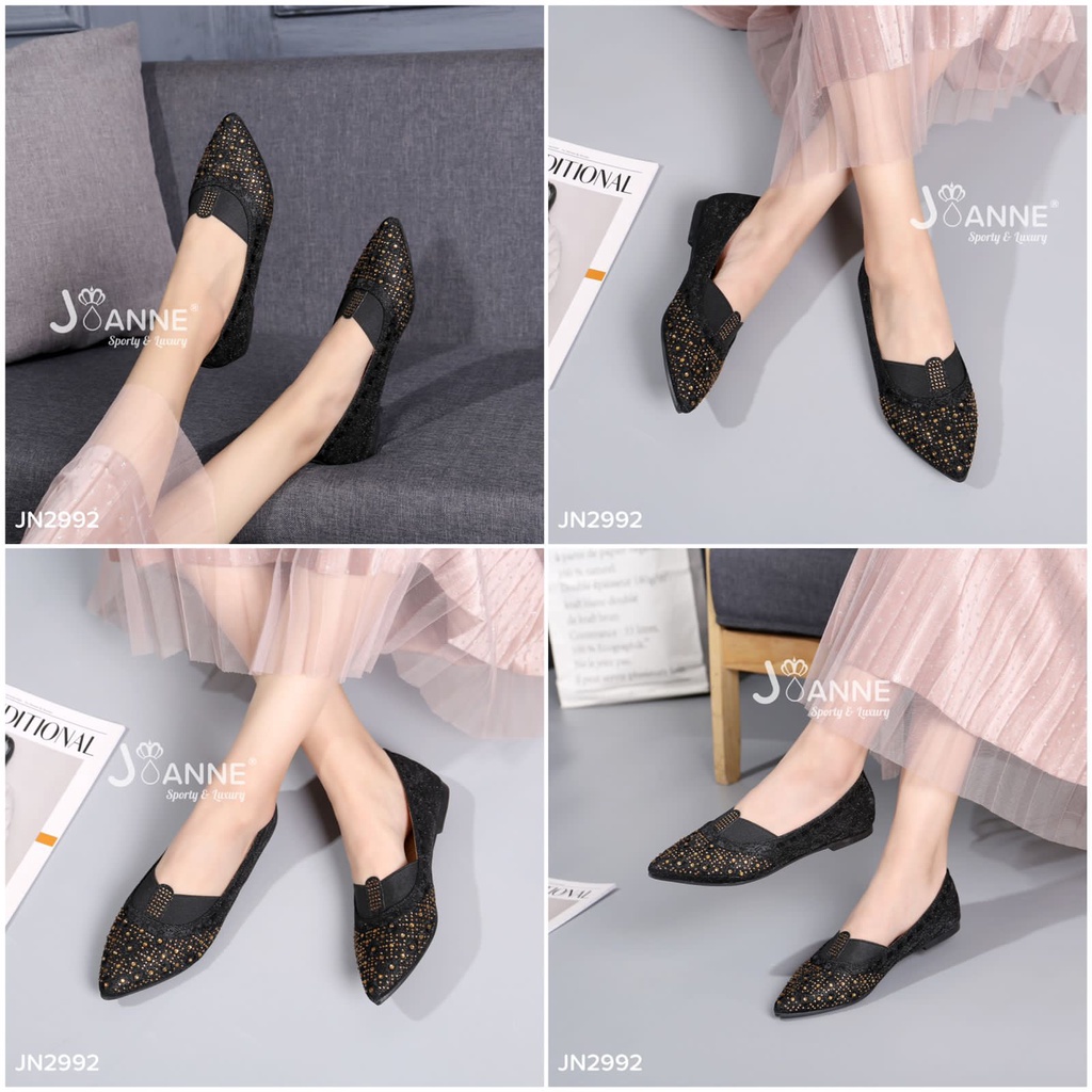 JOANNE Flat Loafers Shoes #JN2992 ORIGINAL