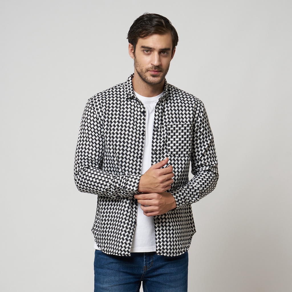 RAFTEL 179 Kemeja flanel pria lengan panjang kemeja flanel casual distro premium quality