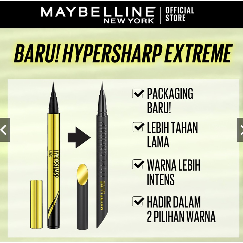 Maybelline Hypersharp Liner / Extreme Liquid Pen Eyeliner Make up - Waterproof