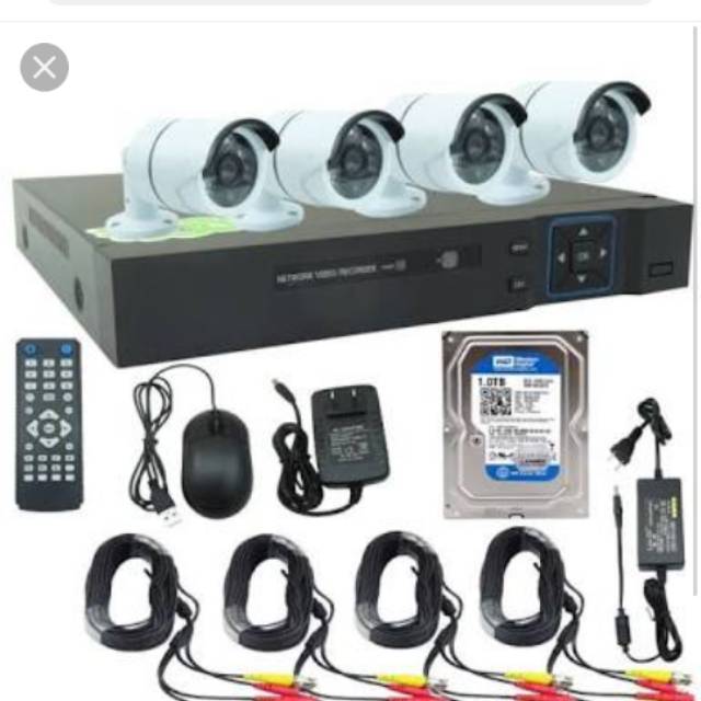 Cctv Big Set Lengkap DVR 16 Cam