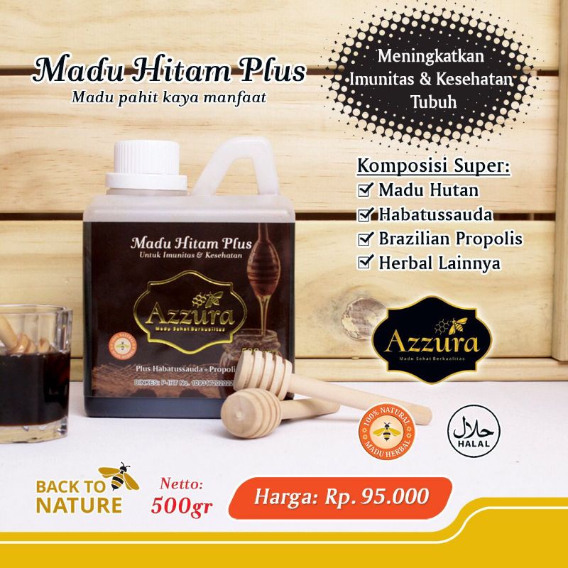 

MADU HITAM PLUS PROPOLIS + HABBATUSSAUDA