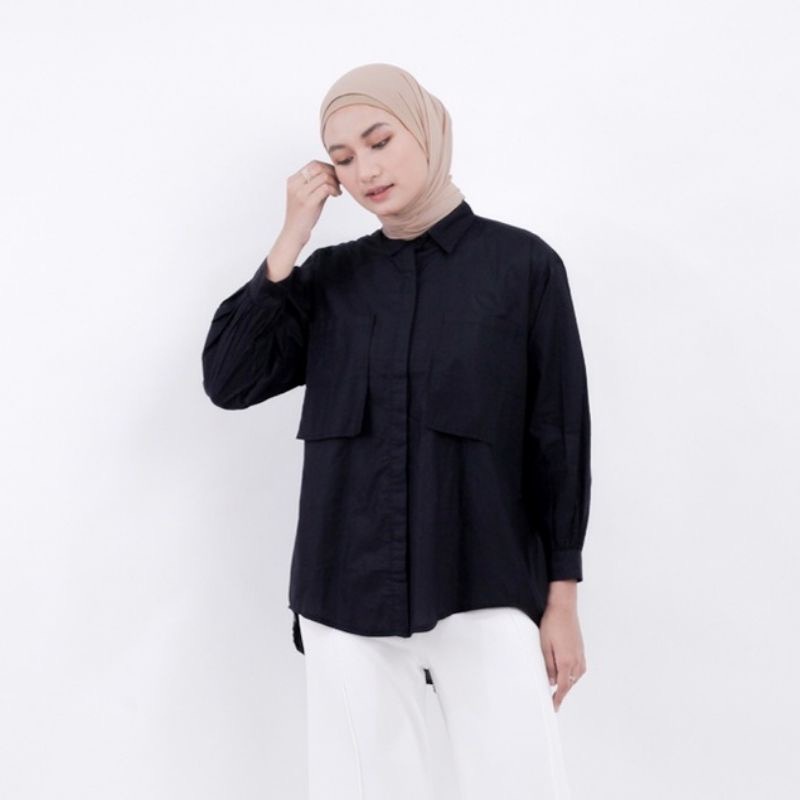 BEFAST - ZFS OOTD Wanita Kemeja EIROU / JAZLYN LINEN OVERSIZE SHIRT / Linen Oversize Kemeja / Kemeja Oversize Trendy / Kem Polos Casual / Fashion Wanita Remaja Kekiniaan / Terabru 2022 / Termurah / Kemeja Lengan Panjang