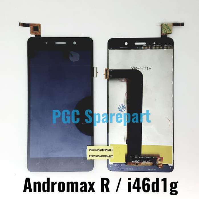 Original Oem Lcd Touchscreen Fullset Andromax R - I46D1G - Max R 1 R1 - Hitam F2B4