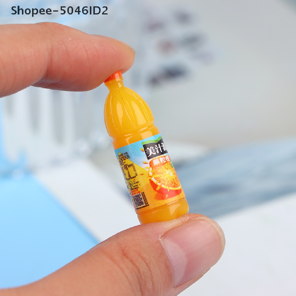 Shopee-5046id2 5pcs / Set Mainan Miniatur Minuman Buah Skala 1: 12 Untuk Aksesoris Dapur Rumah Boneka