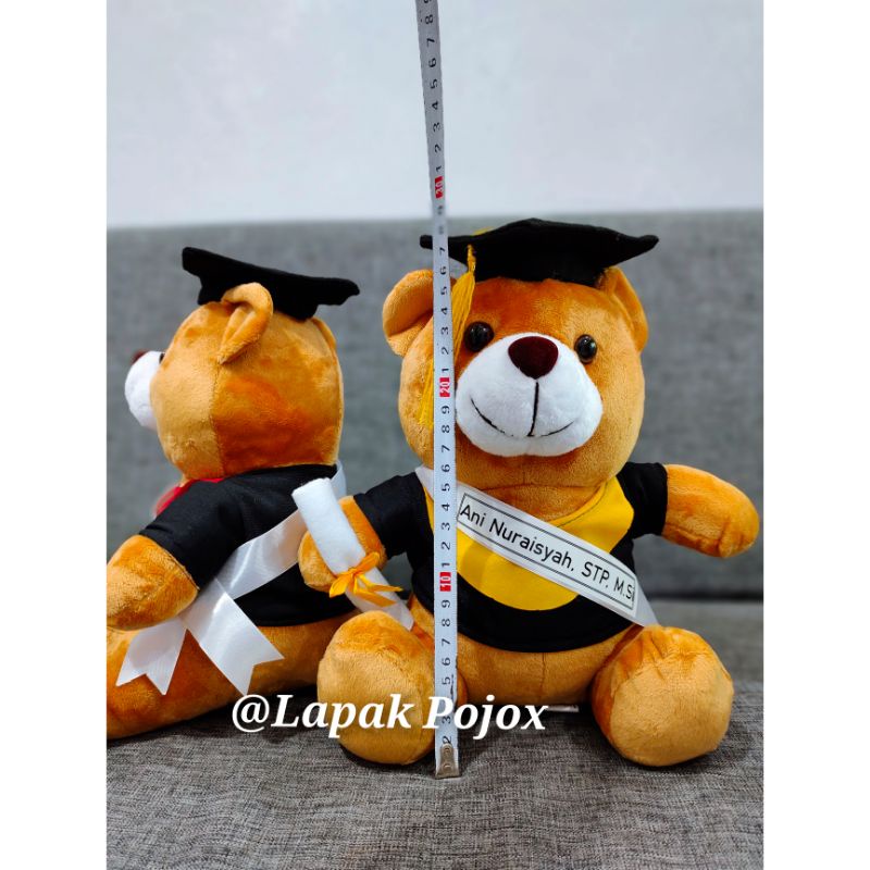 Boneka Wisuda karakter Lucu Yelvo halus