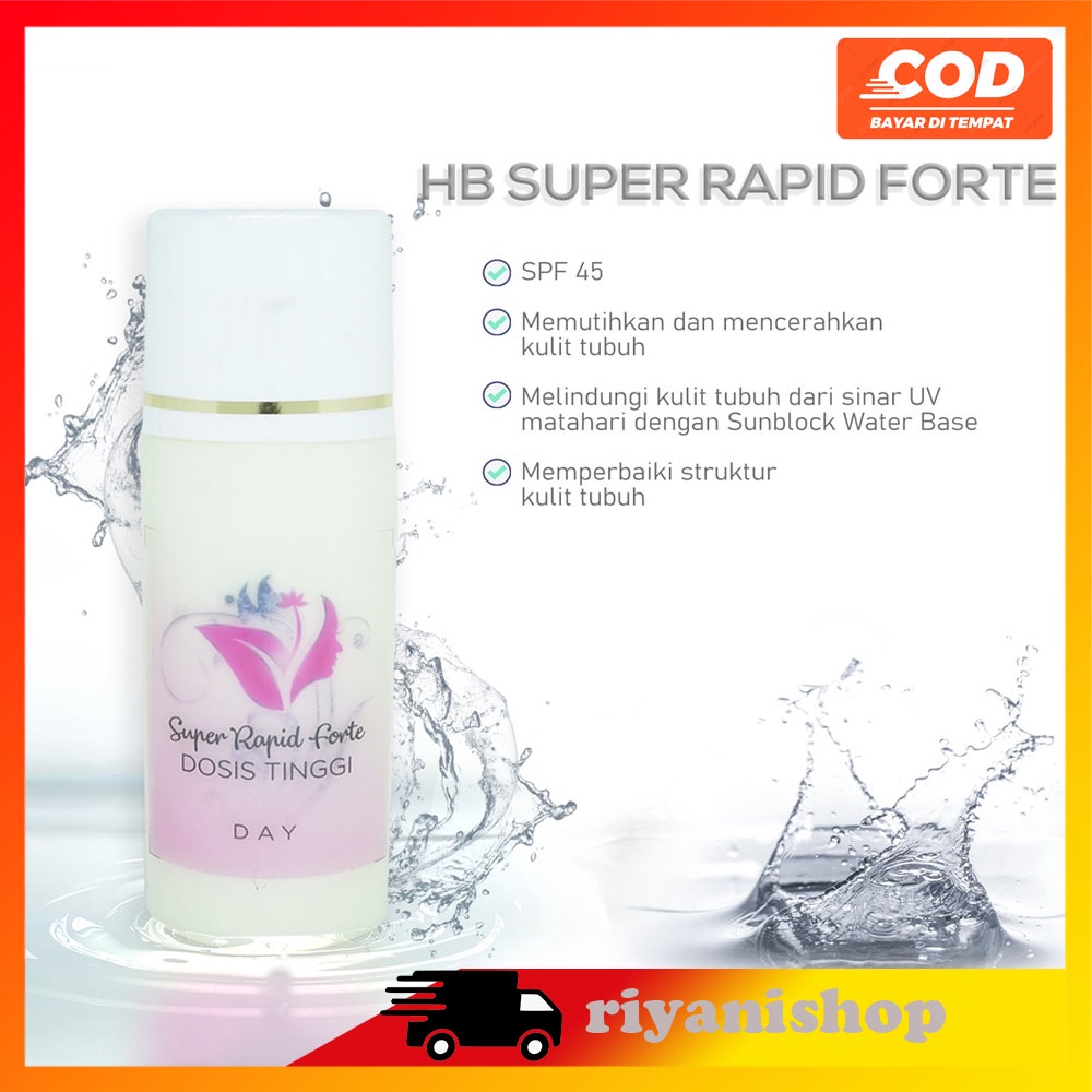 HB Handbody Paket Pemutih Super Rapid Forte Lotion Dosis Tinggi Extra Whitening Berkualitas Murah