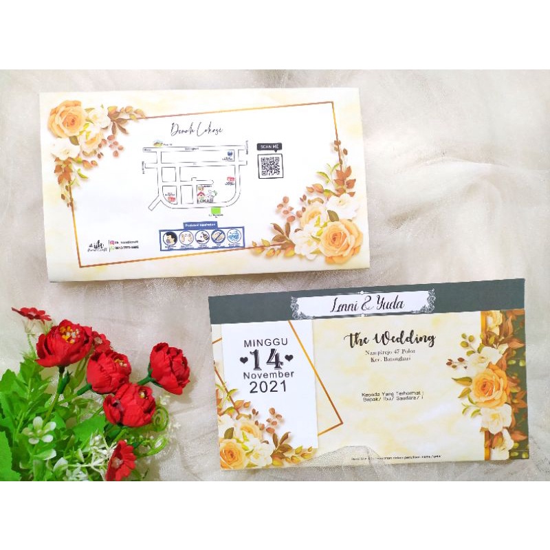 

undangan kekinian unik vintage cantik