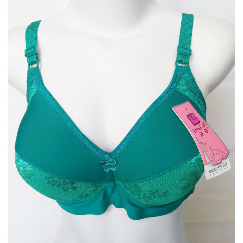 BH LINGCAO C1 C204 BRA BUSA BRUKAT PEREMPUAN BH TANPA KAWAT BH BRA BUSA CUP BESAR WANITA
