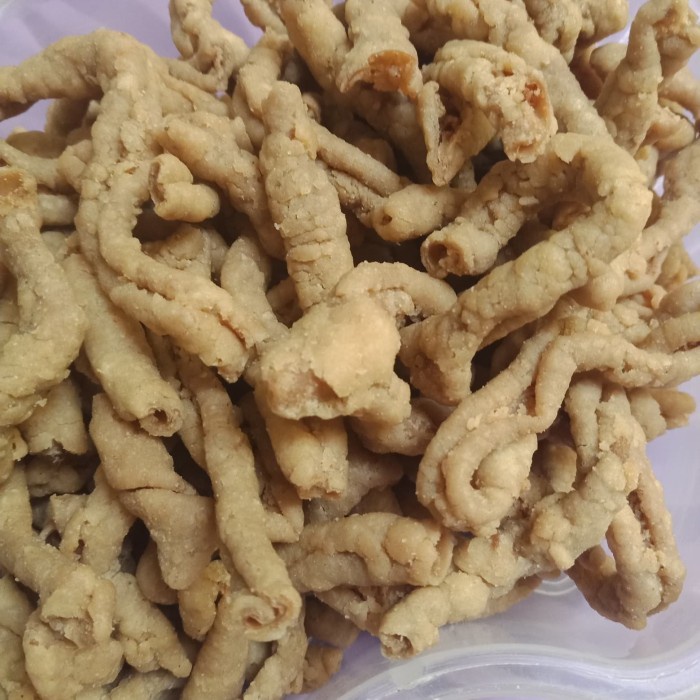 

keripik usus ayam balut tepung rasa sapi panggang 250 gr kripik