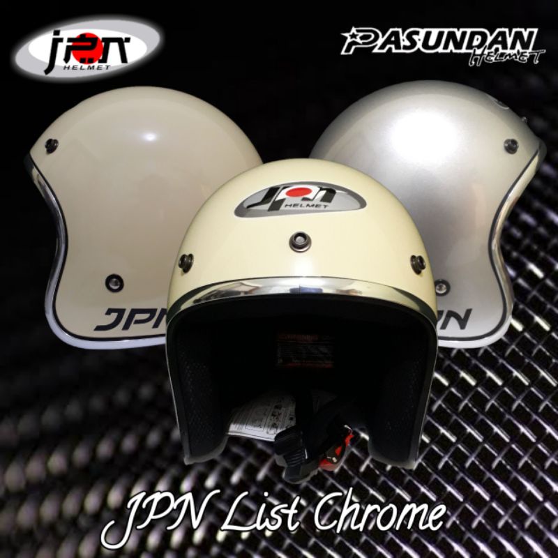 HELM JPN RETRO ARC List Chrome 100% ORIGINAL