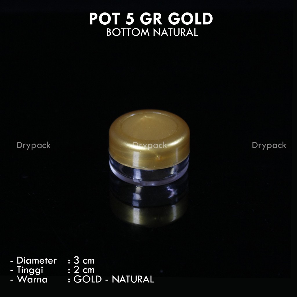 Pot Cream 5 gr Emas Natural