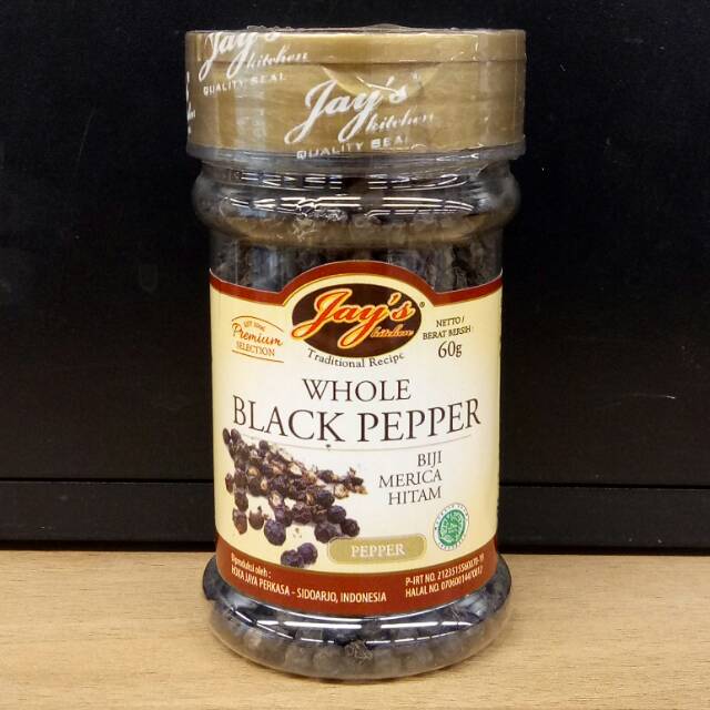 

JAYS BLACK PEPPER WHOLE | LADA HITAM BULAT UTUH 60GR