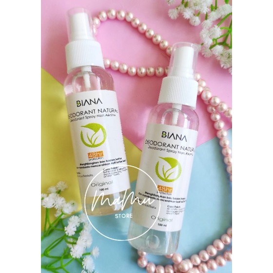 Biana Deodorant Spray Aromatic 100ml / Tawas Cair Ber-Aroma Penghilang Bau Ketiak