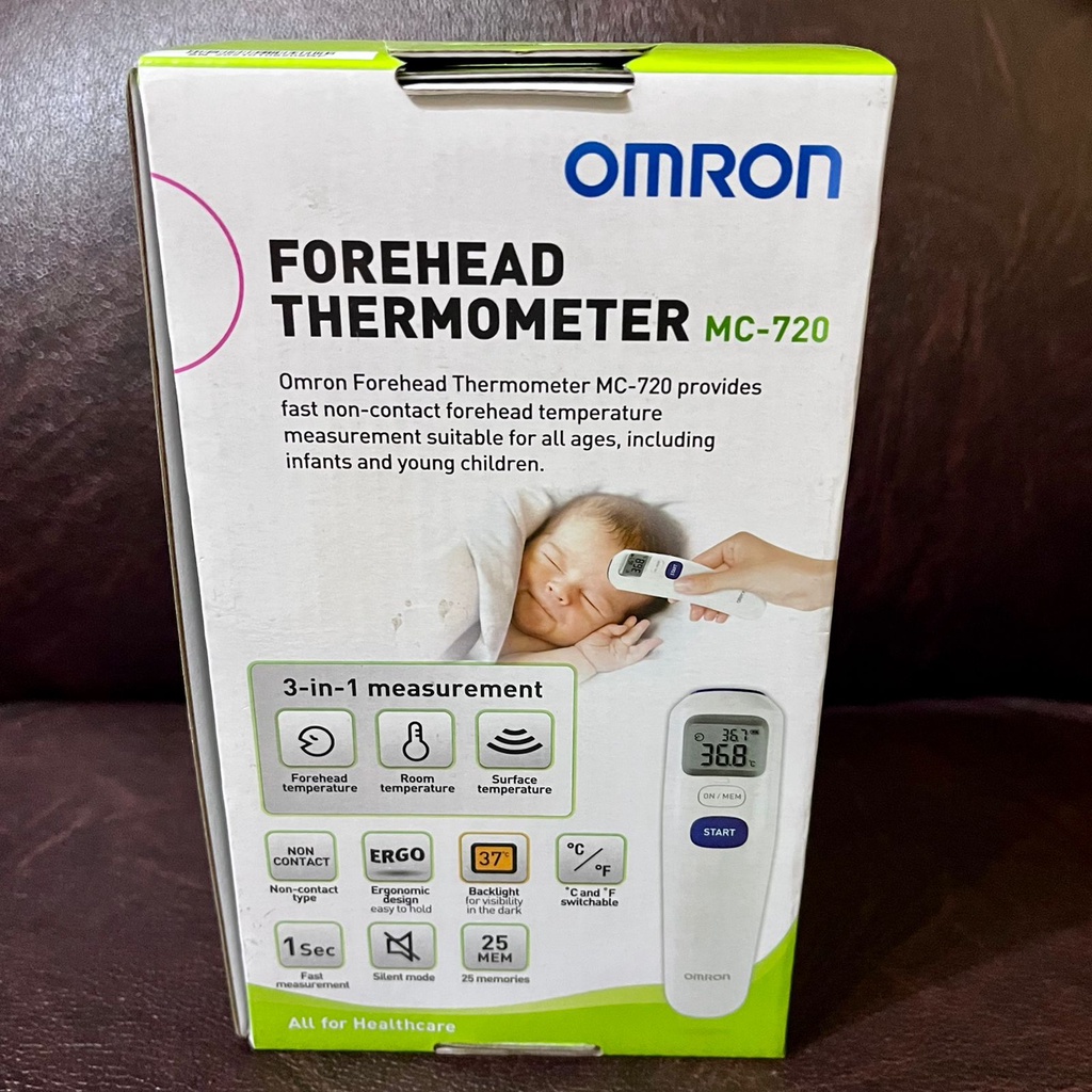 THERMOMETER DAHI OMRON MC 720 / NON CONTACT FOREHEAD THERMOMETER OMRON MC 720