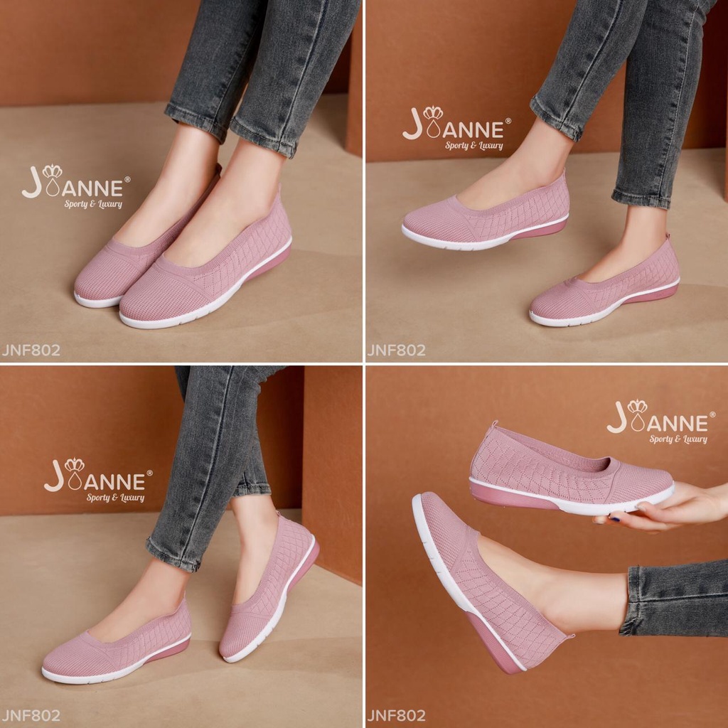 JOANNE FlyKnit Flat Shoes #JNF802 ORIGINAL