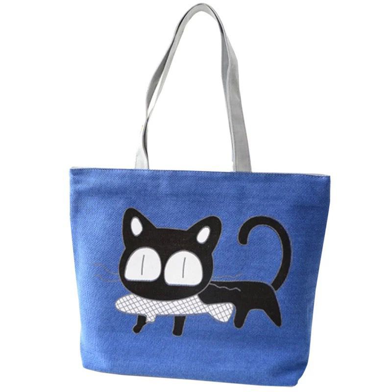 Totebag Motif Kucing Tas Tote Murah Tas Samping Wanita Totebag keren