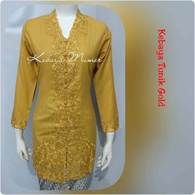 Kebaya Tunik Putih.  Kebaya Bordir Panjang. Kebaya Bordir Tunik. Kebaya Bordir