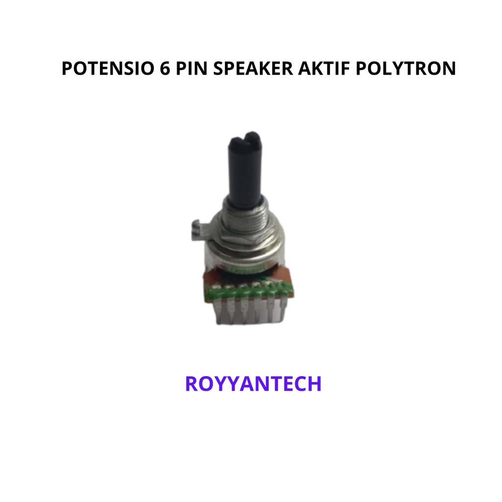 POTENSIO 6 PIN POTENSIO 6 KAKI DRAT